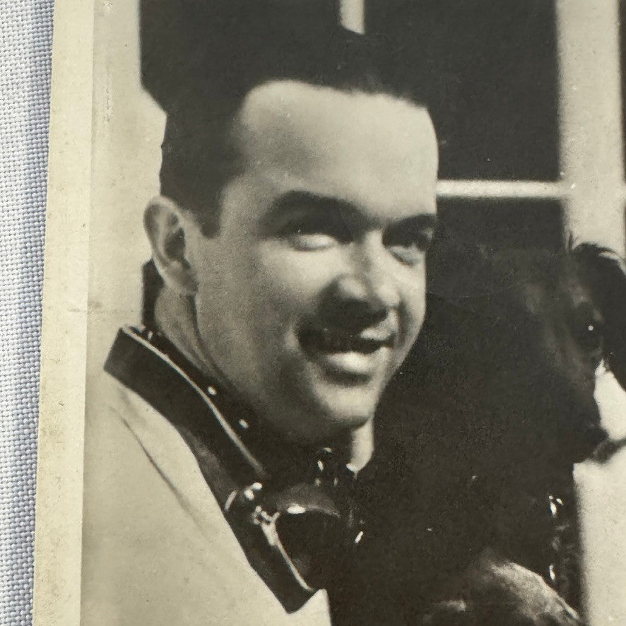 Vintage Racing Photo Postcard Driver Rudolf Caracciola Czech Stamp Post Card