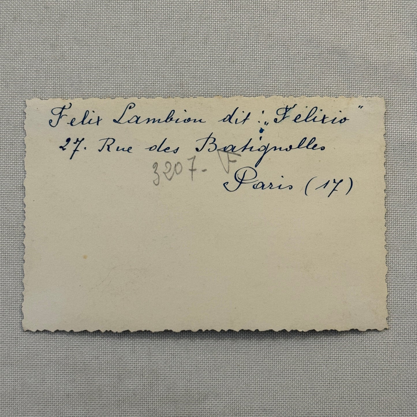 Vintage Circus Performer Act Photo Photograph Balancing Act Acrobat 1948 Paris