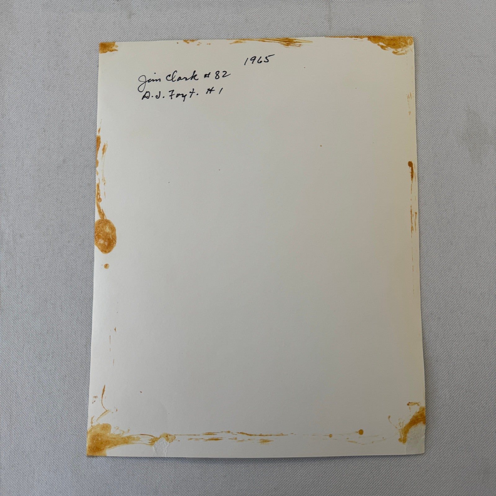 1965 Vintage Racing Photo AJ Foyt Jim Clark Photograph F1 Formula One