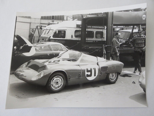 Vintage 1963 Press Photo Photograph Abarth 1300 Prototype Car at Nurburgring 
