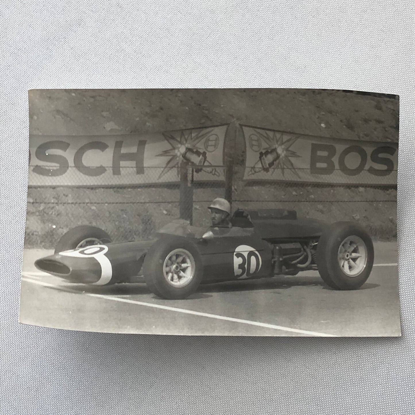 Vintage Solitude Grand Prix Racing Photo Photograph Jo Bonnier