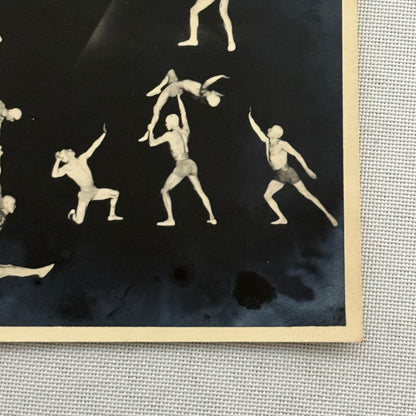 Vintage Circus Act Photo Photograph Acrobat Acrobatic Balancing Act 4 Morellys