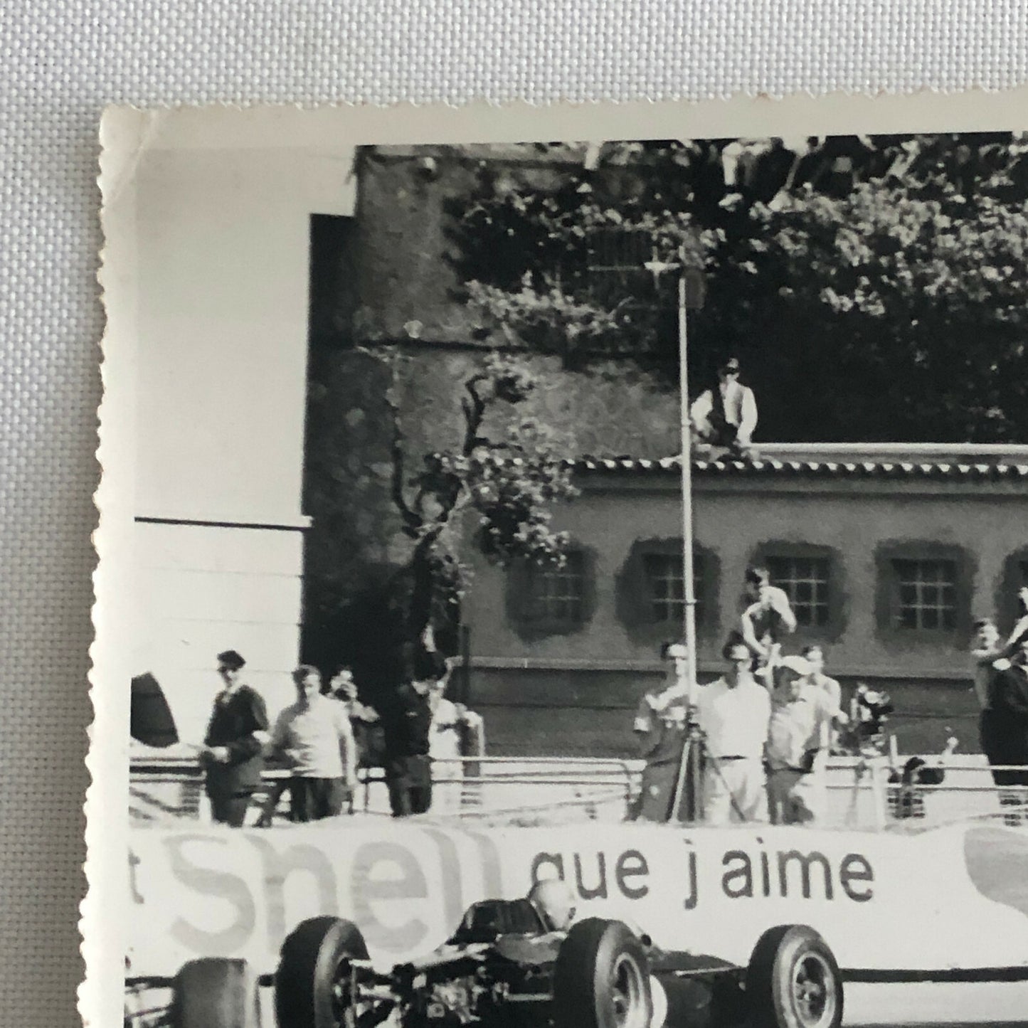 Vintage Grand Prix Racing Car Driver Photo Photograph Print