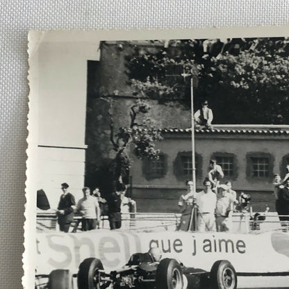 Vintage Grand Prix Racing Car Driver Photo Photograph Print