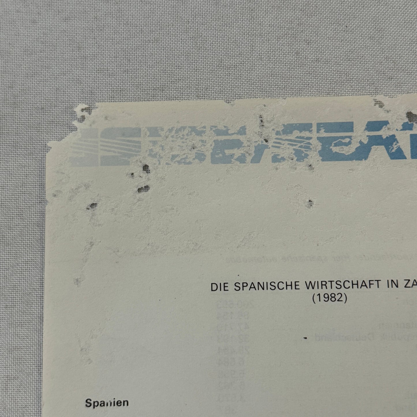 Seat Ronda Car Press Kit Brochure Photos 1983 1984 GERMAN Text European