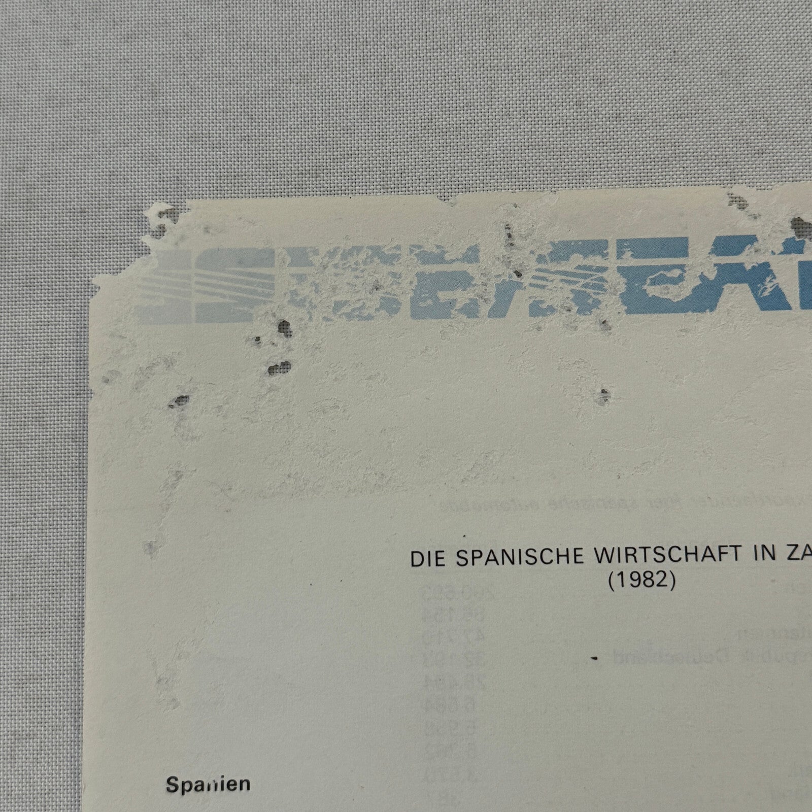 Seat Ronda Car Press Kit Brochure Photos 1983 1984 GERMAN Text European