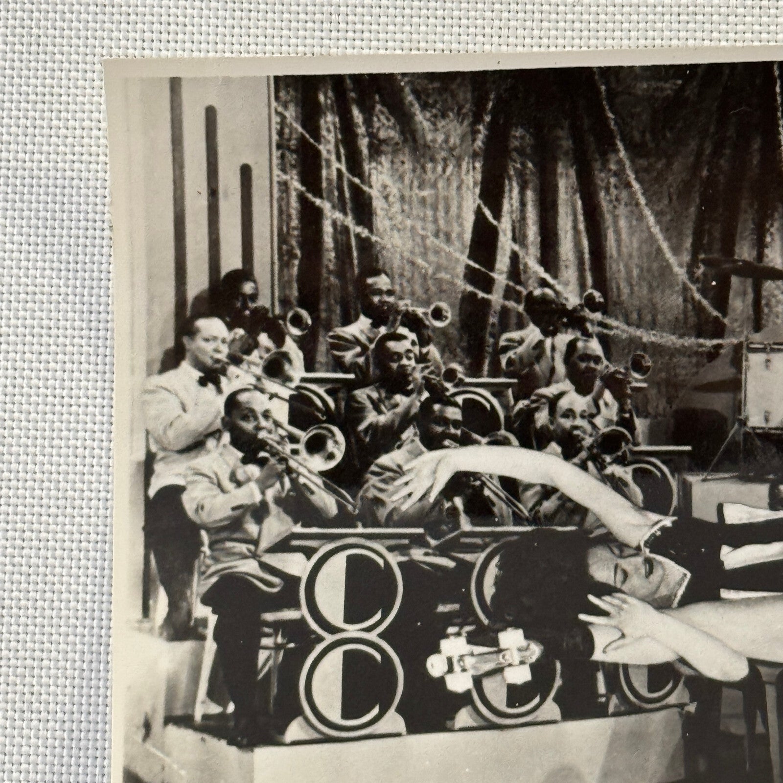 Circus Rollerskating Roller Skate Circus Act with Band Photo Photograph Vintage