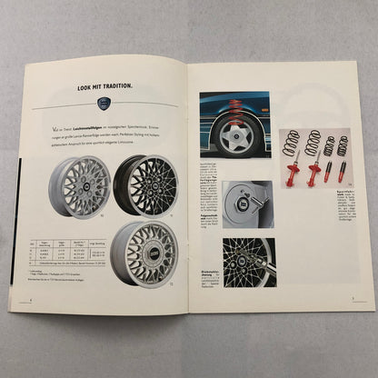 Lancia Dedra Car ACCESSORIES Sales Brochure Catalog Dedra German Text