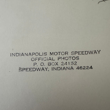 Vintage Indy 500 Racing Photo 1960 Oldsmobile Official Pace Car Photograph
