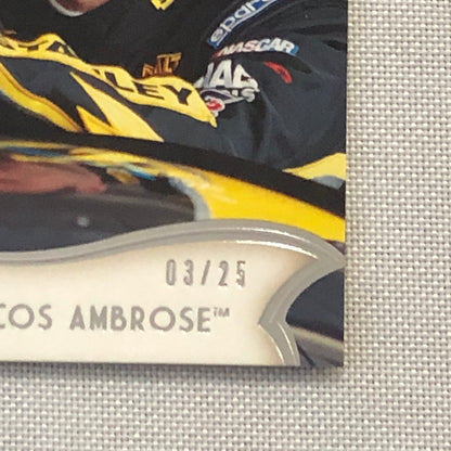 2011 Press Pass Fancare Marcos Ambrose Nascar Racing Card Parallel # /25