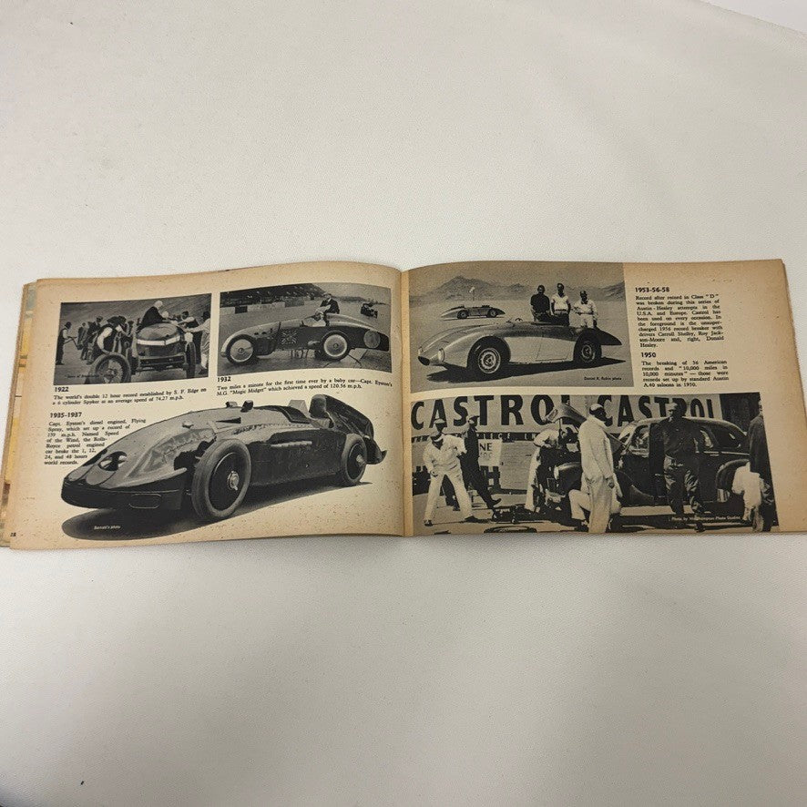 1959 Castrol Racing History Brochure Motorsport Motorcycle Car Aviation Boat +
