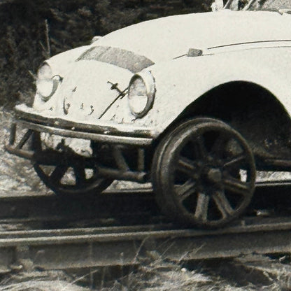 Vintage Volkswagen Beetle Toronto Hydro Train Car Railroad Railway Rail VW