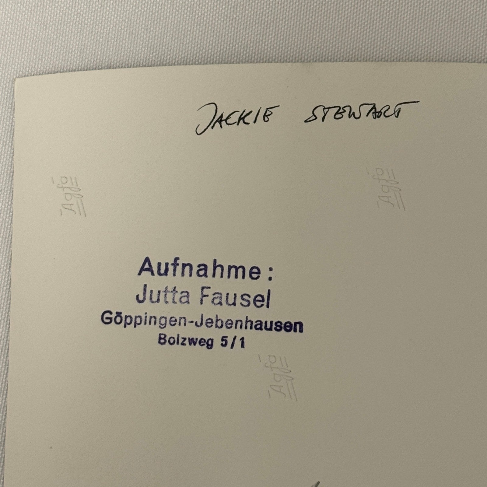 Vintage Racing Photo 1971 Austrian Grand Prix Driver Jackie Stewart Motorsport