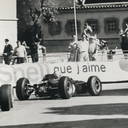 Vintage Grand Prix Racing Car Driver Photo Photograph Print