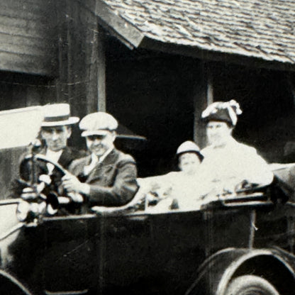 Vintage Car Automobile Photo Photograph Print Snapshot People