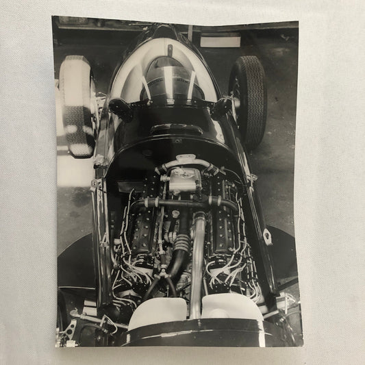 Vintage Racing Photo Photograph BRM V16 Car