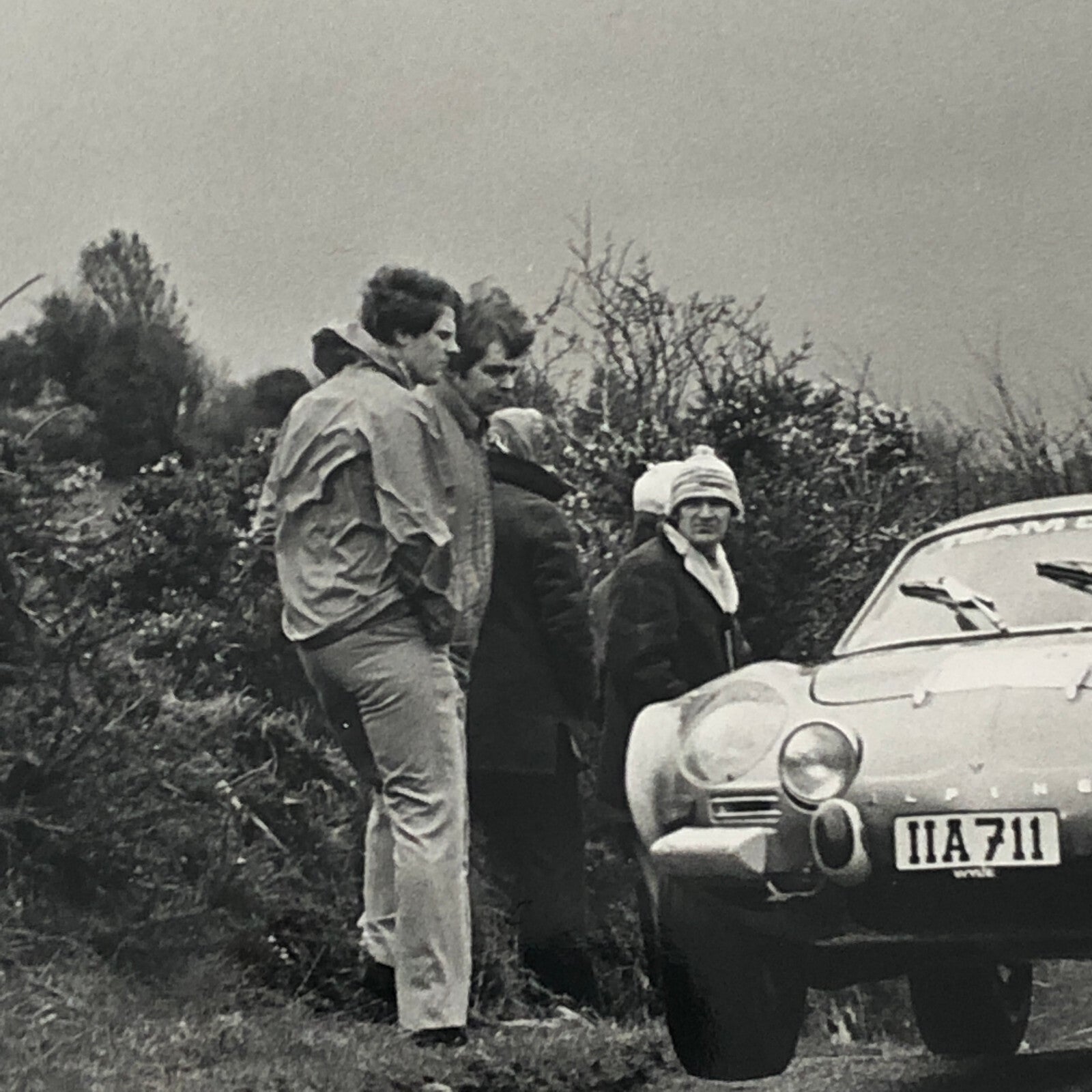 Vintage Renault Alpine Rally Racing Car Photo Photograph Print 