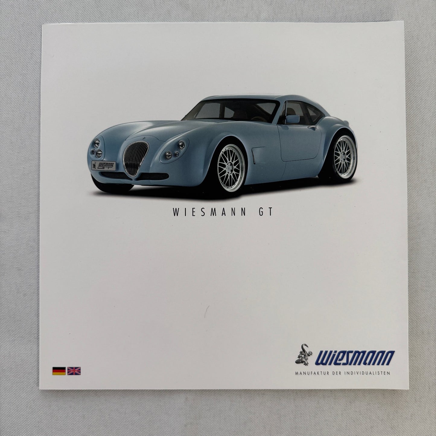 2005 Wiesmann GT Brochure Catalog Sports Car GERMAN Text