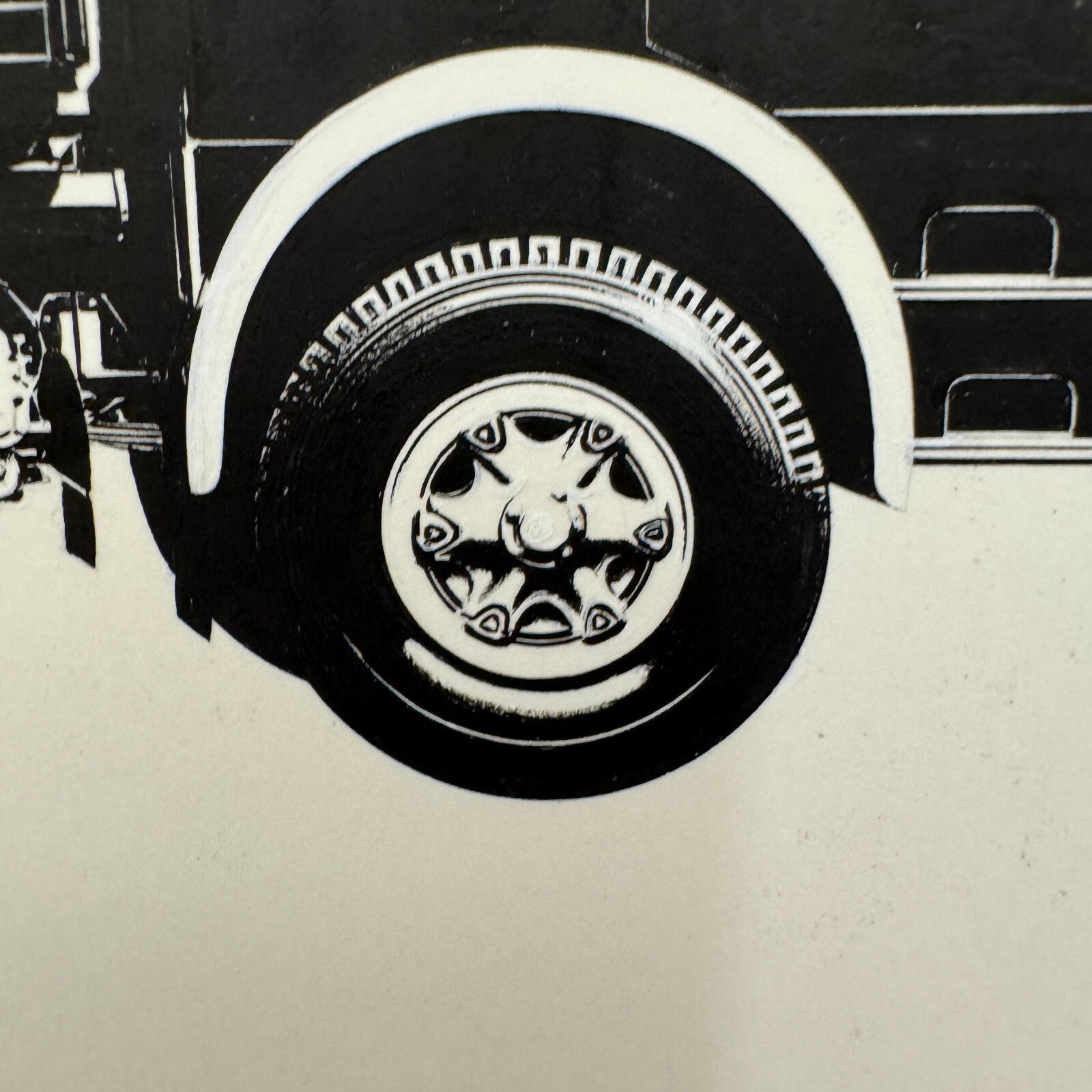 Commercial Truck Illustration Art Drawing Hand Drawn Robert Preis Vintage