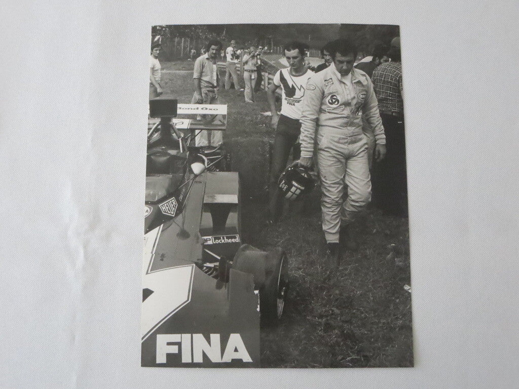 Vintage 1973 Italian Grand Prix Photograph Photo - Carlos Pace Surtees Ford 