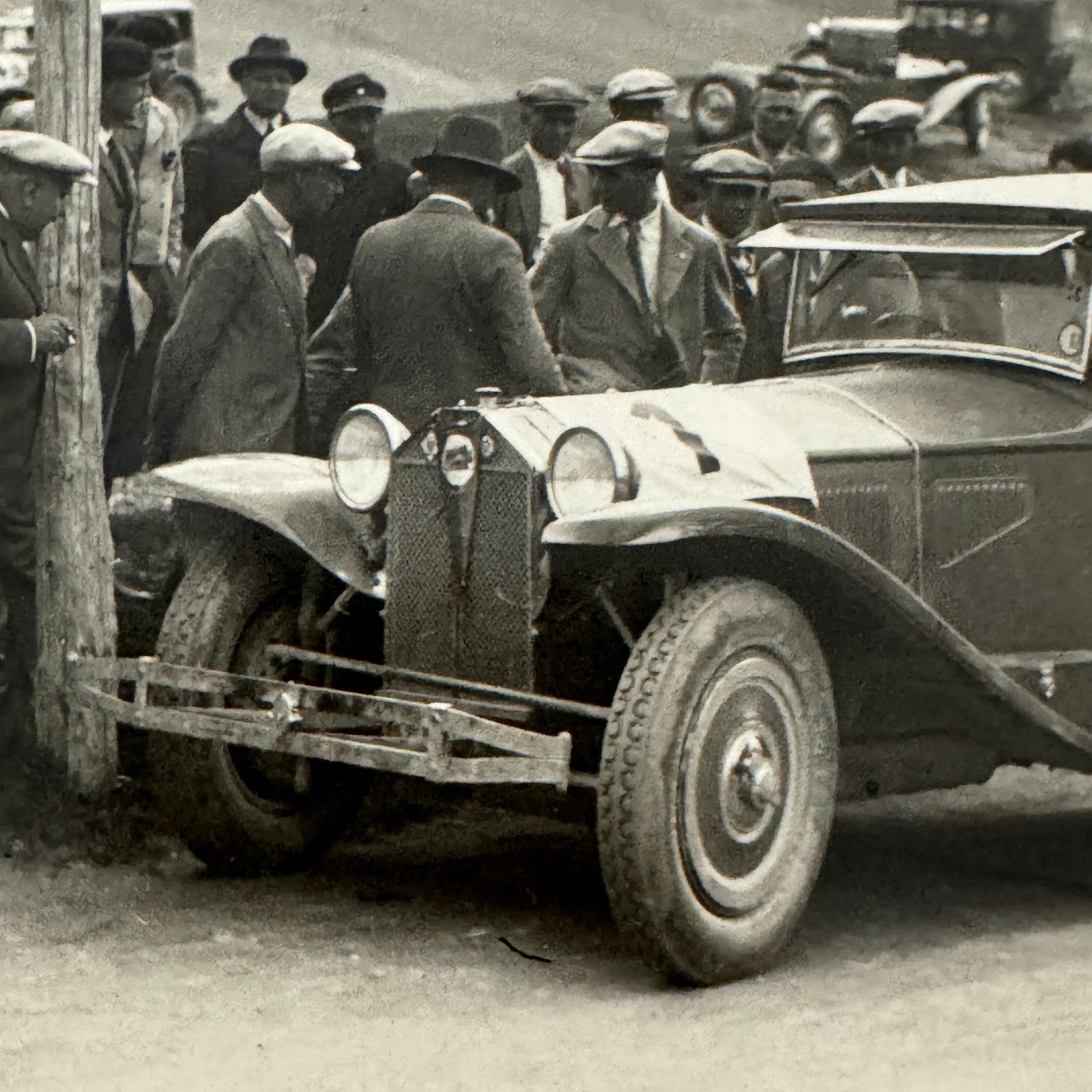 Vintage Car Automobile Photo Photograph Print Italian Italy
