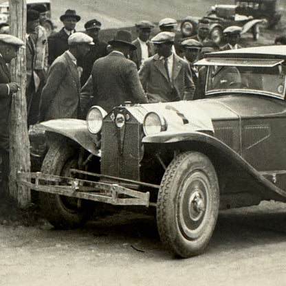 Vintage Car Automobile Photo Photograph Print Italian Italy