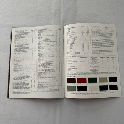 2000 Jeep Grand Cherokee SUV Car Sales Brochure Catalog Advertising Canadian