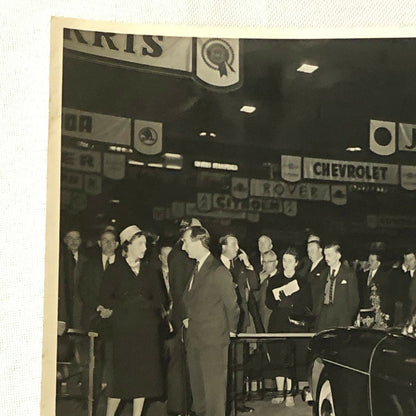 Vintage Bristol Car Earls Court Motor Show Photo Photograph Princesss Margaret