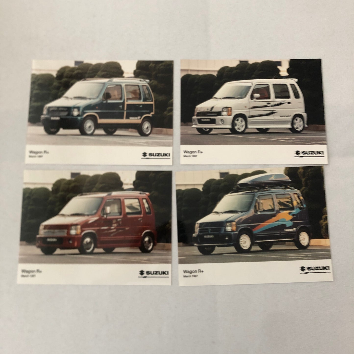 1997 Suzuki Wagon R Press Kit German Brochure Diskette 35mm Slides Photos