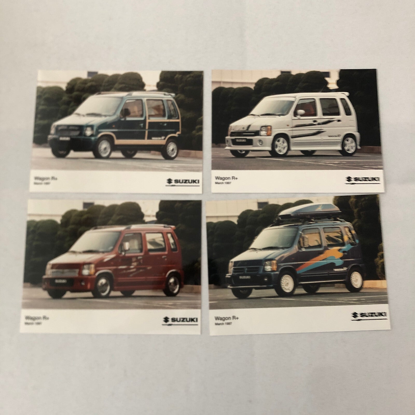 1997 Suzuki Wagon R Press Kit German Brochure Diskette 35mm Slides Photos