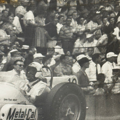 Vintage Indy Racing Phtoo Jimmy Bryan 1960 Last Race Photograph Indianapolis