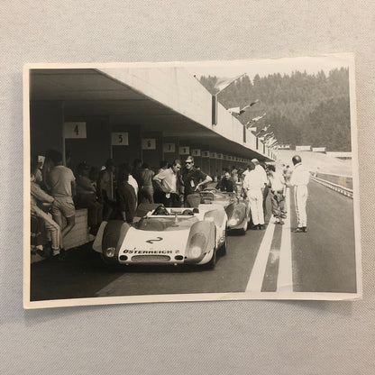 Vintage Racing Car Photo Photograph Print Foto Hruby 1969