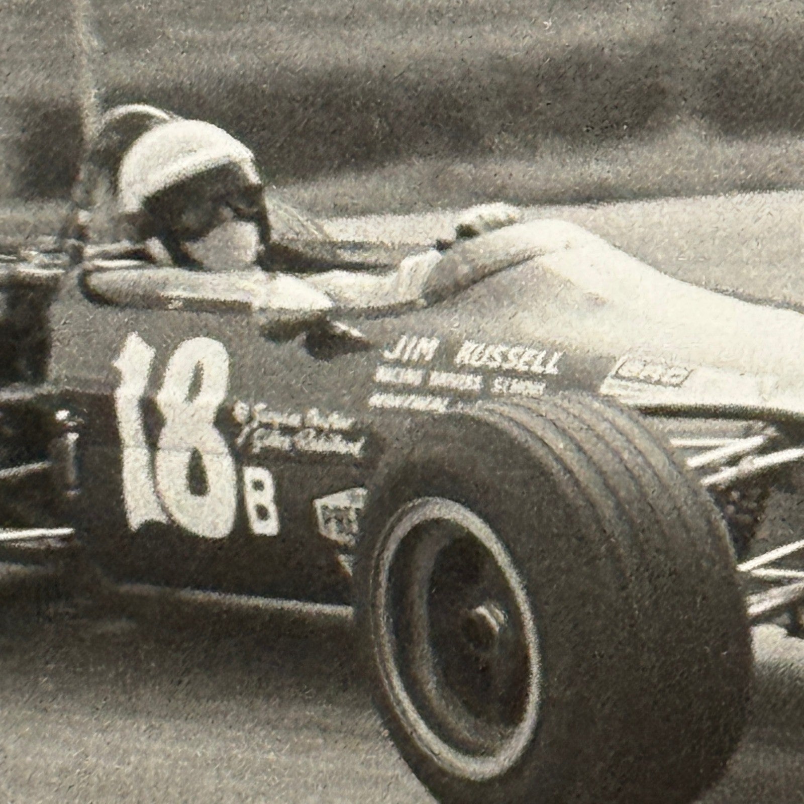 Vintage Car Racing Photo Circuit Mont Tremblant Quebec Photograph Jim Russell