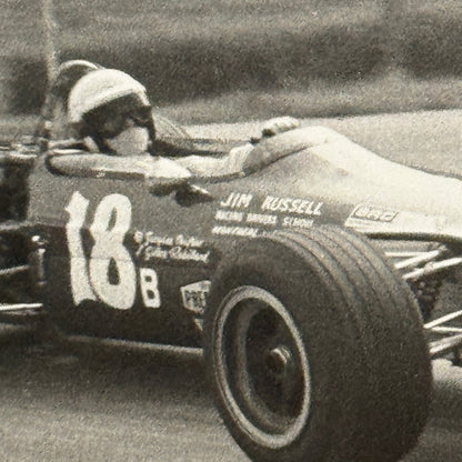 Vintage Car Racing Photo Circuit Mont Tremblant Quebec Photograph Jim Russell