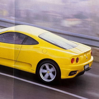 Ferrari 360 Modena Magazine Insert Poster Cutaway Illustration