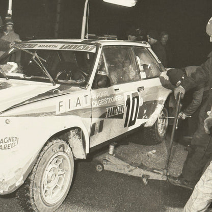 1980 Rallye Monte Carlo Press Photo Photograph DPPI Fiat Ritmo Abarth Car