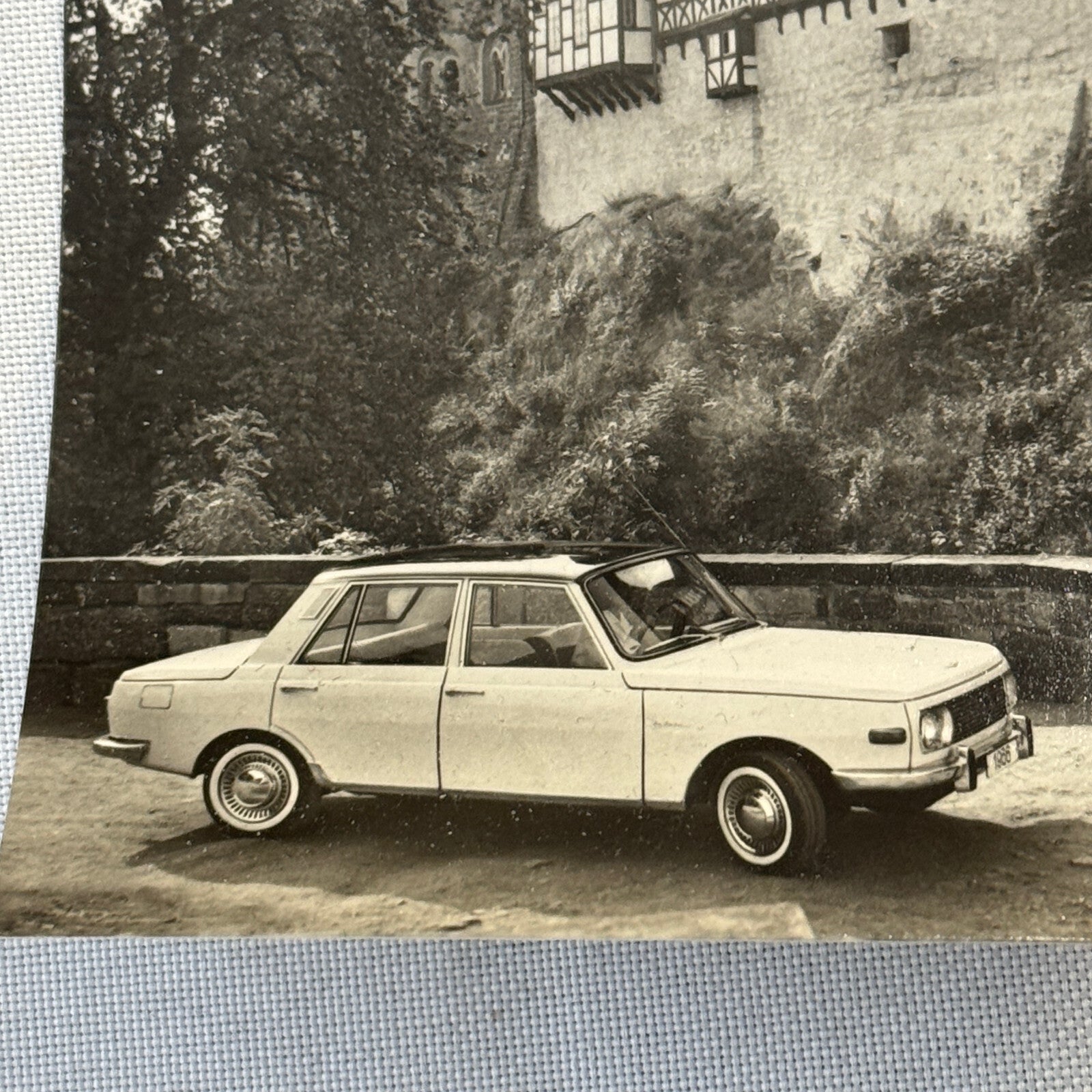 Wartburg 1000 Car Advertising Postcard Post Card Vintage