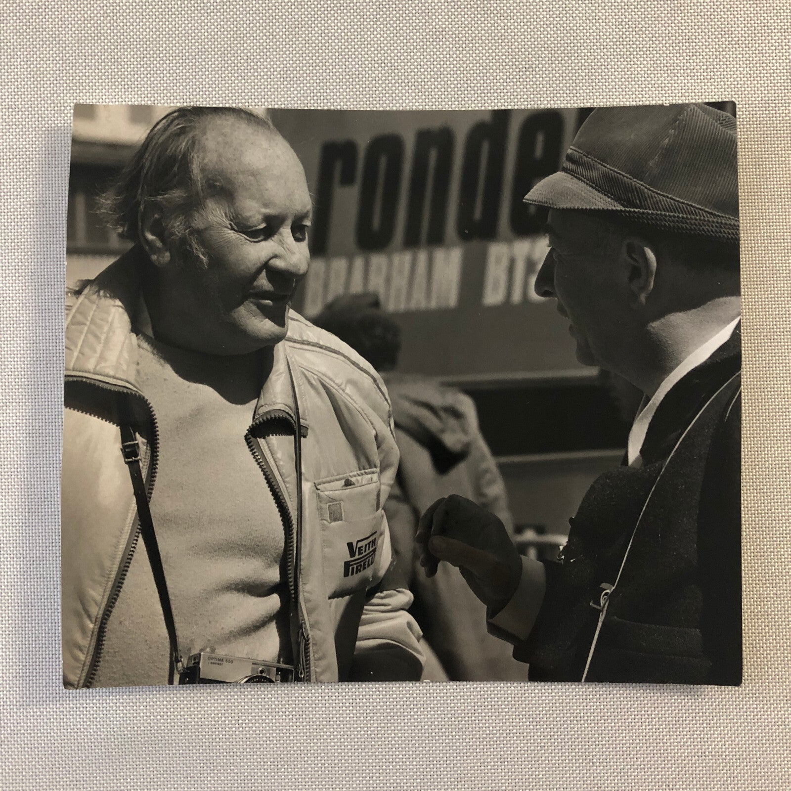 Vintage Racing Photo Photograph HP Seufert Photo