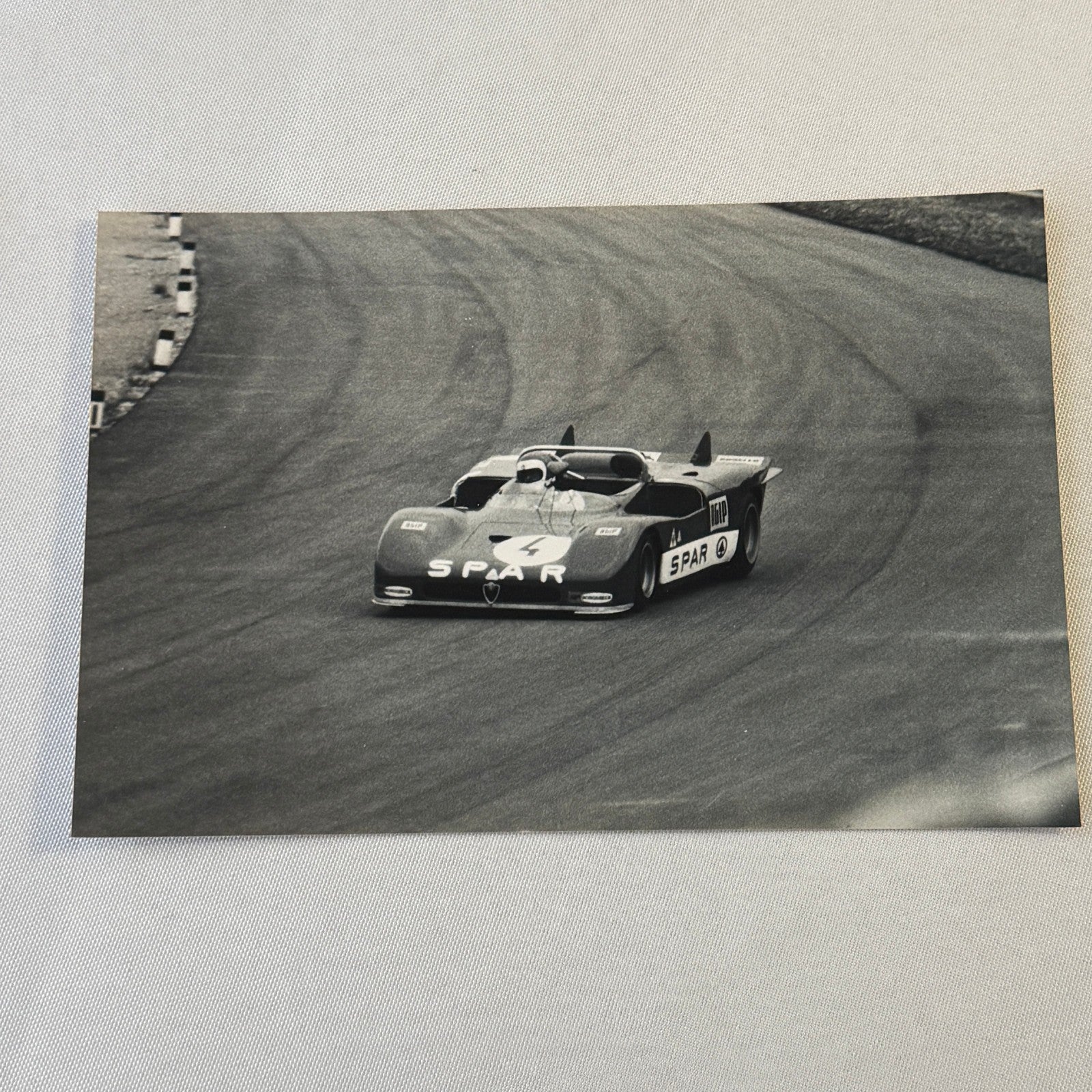 Vintage Car Racing Photo Photograph Lot 9x Porsche Alfa Romeo MODERN PRINTS