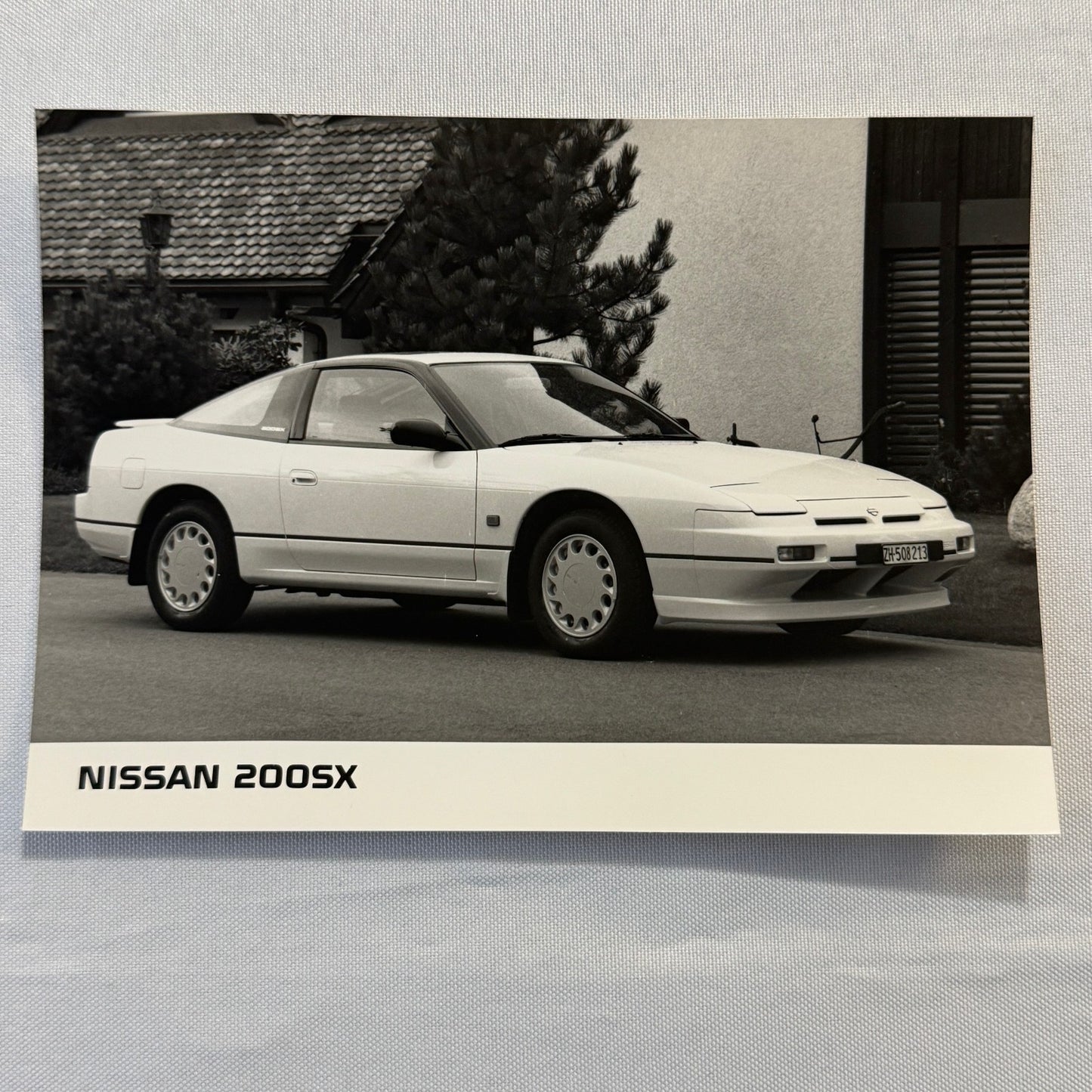 Nissan 200SX Sports Car Factory Press Photo Photograph Lot 2x Vintage
