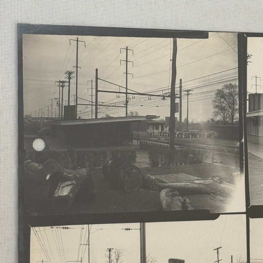 Vintage Pennsylvania Railroad Photo Contact Sheet Photograph Al Paul Lefton PRR