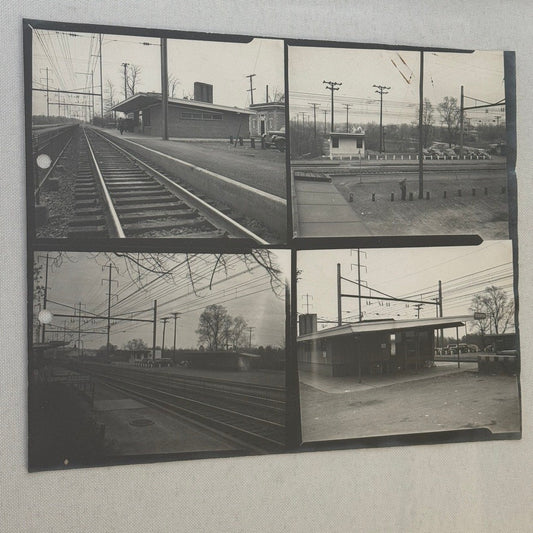 Vintage Pennsylvania Railroad Photo Contact Sheet Photograph Al Paul Lefton