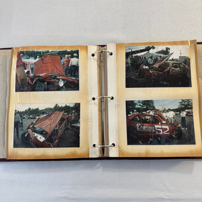 1990 Stock Car Racing Scrapbook Stockcar NASCAR Vintage Over 100 Photographs