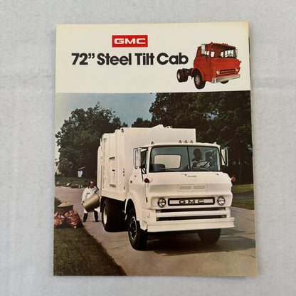 GMC 72" Steel Tilt Cab Sales Brochure Catalog Advertising Garbage Truck +