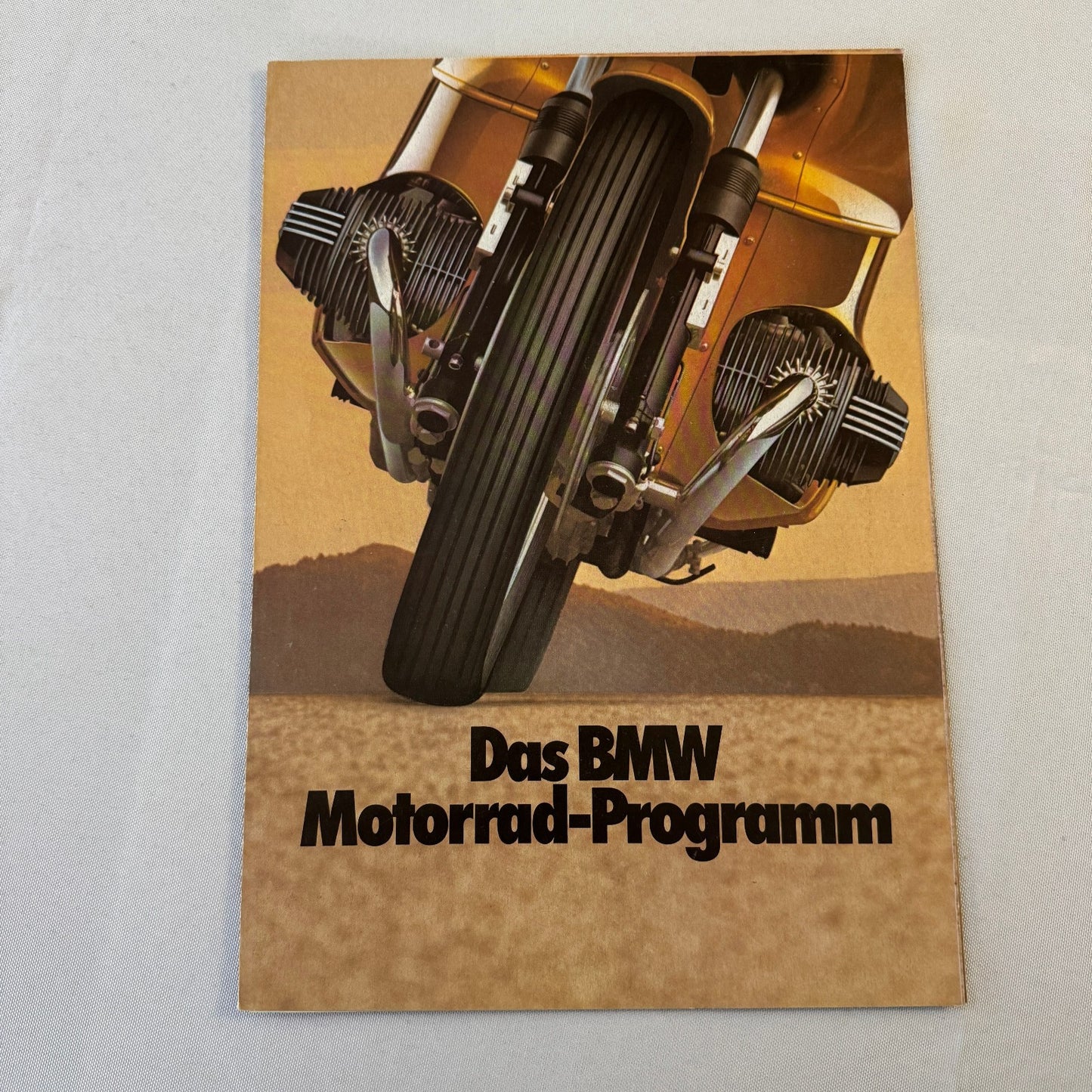 Vintage BMW Motorcycle Bike Brochure R100RS R100RT R100S R100T R65 R45 GERMAN
