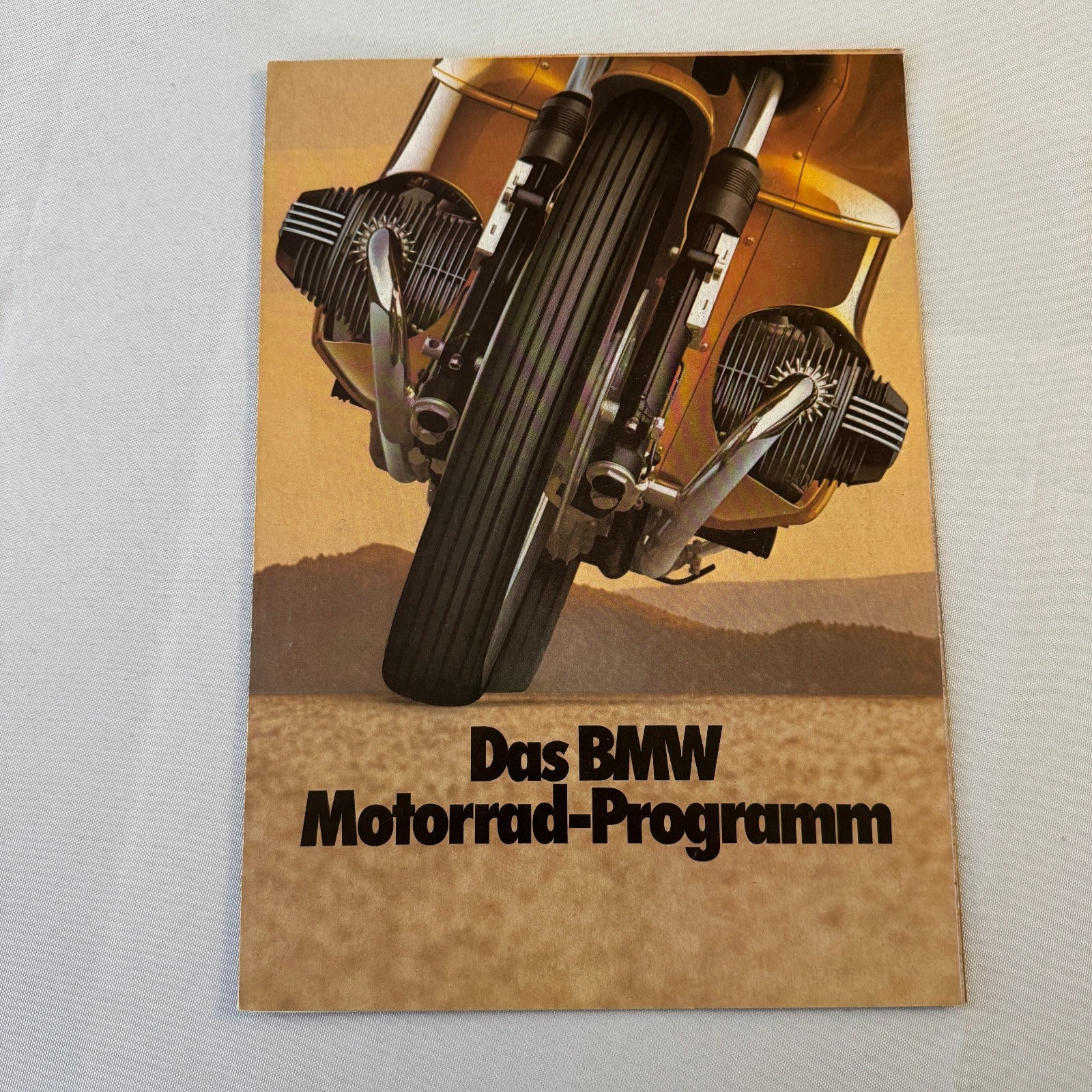 Vintage BMW Motorcycle Bike Brochure R100RS R100RT R100S R100T R65 R45 GERMAN