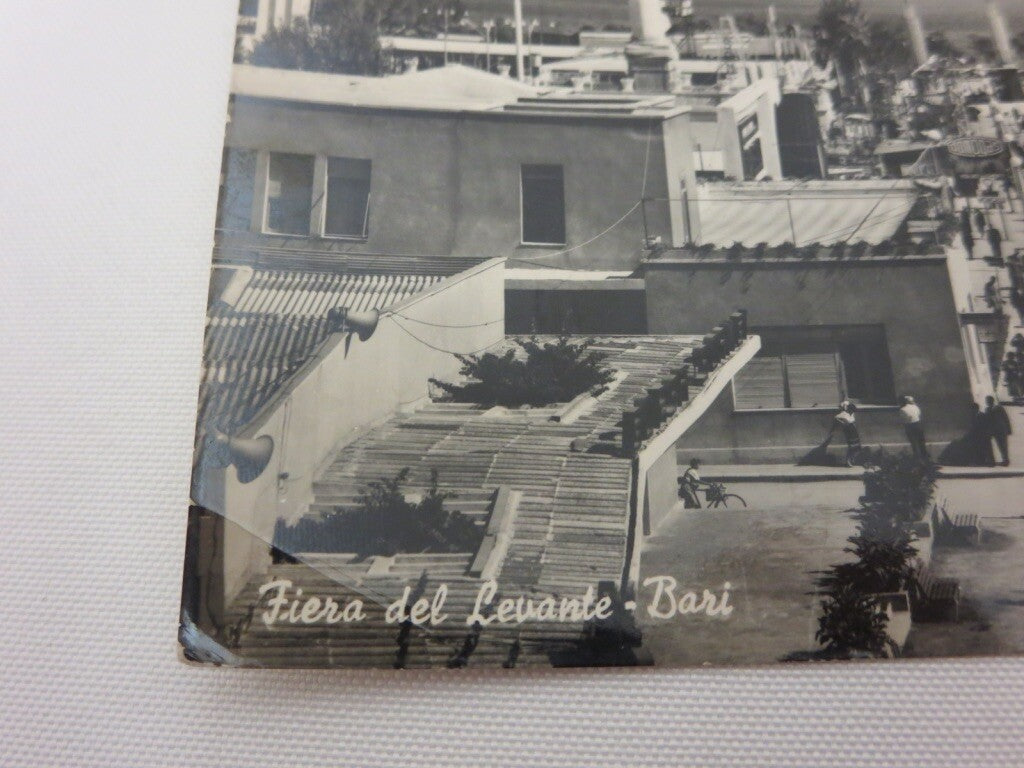 1952 Grand Prix Bari Postage Stamp on Postcard Fiera del Levante - Bari Italy 