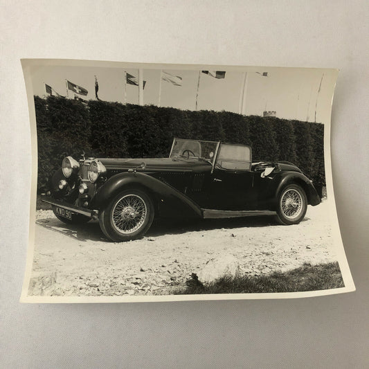 Vintage Car Photo Photograph Print - Sothebys Auction ? 