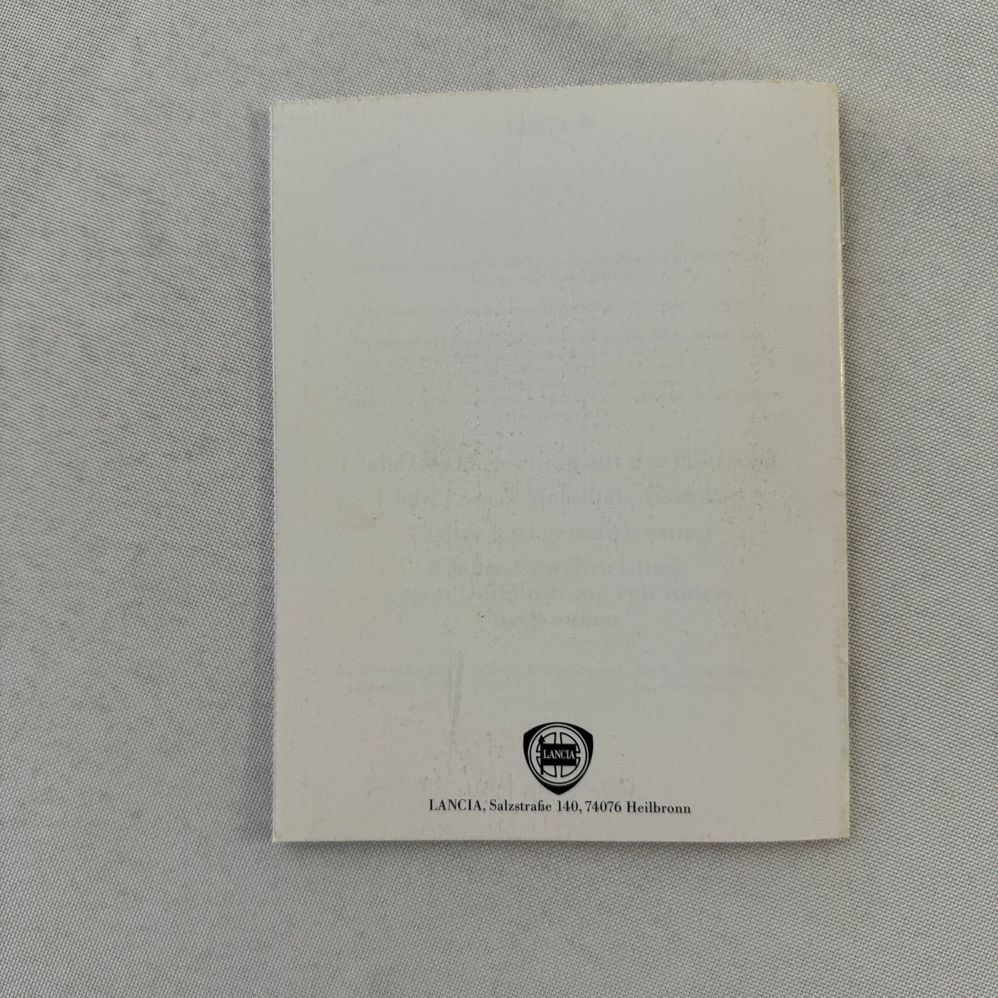 1993 Lancia Thema Technical Data Price List Brochure European German Text