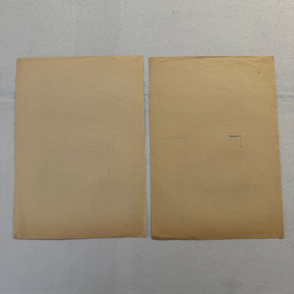 1954 AVD European Grand Prix at Nurburgring Racing Race Document Lot 2x